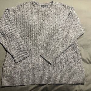 nuuds Light Gray Women’s Crewneck Sweater